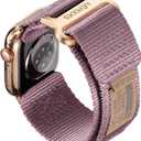Compatible with Apple Watch Series 11 Band Series 10/9/8/7/6/5/4/SE/SE2/SE3,Nylon Sports Strap with Woven Design for Women 42mm/40mm/41mm/38mm,Purple