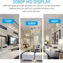 New Black Spy Focus Camera Magnetic Security Camera Hidden Spy Camera for Home/Office Security with Motion Detection Night Vision Easier to Connect Devices 3pc