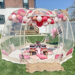 Screen Houses Pop-up Outdoor Camping Tent, 540 Degree Fully Transparent Non Dead Corner Gazebo