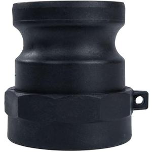 2 pcs Poly cam lock fittings (2" Part A) Cam & Groove Hose Fitting cam lock fittings, Male Aadapter x Female NPT Thread Polypropylene Camlock Fittings (2)