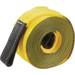 Ultra-Tow 4in. x 30ft. Tow Strap, 20,000-Lb. Breaking Strength, 6,666-Lb. Working Load, Yellow