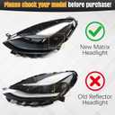 Left Full LED Headlight Assembly Fit For Tesla Model 3/Y 2021 2022 2023 | For 1514952-00-D, For Base Mayor Performance Long Range Standard Estandar