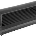 Prima Decorative Hardware Floor Vent Air Deflector/Diverter 4"x10"  Dome Design, Heavy Duty, Cast Aluminum Air Vent Deflectors - Rust Free, Powder Coated Finish Floor Vent Deflectors - Black