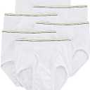 Stafford 6 Pack 100% Cotton Full-Cut Briefs White (32) Size L