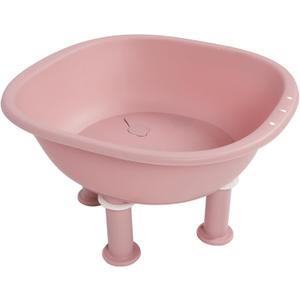 Sitz Bath Seat, Anti Slip Deeper Bowl Design for Postpartum Care Hemorrhoid Relief, Sealed Drain Outlet with Hanging Hole for Women After Childbirth, Hemorrhoid Sufferers, and (Pink)