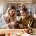 CiyvoLyeen Highland Cow Crochet Kit for Starters Animals Crochet Kit with Step-by-Step Video Tutorials Learn to Crochet Kits Gift Stuffs Crafts for Adults Cattle Lovers DIY Knitting Supplies Set of 2 (Brown)