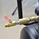 GASHER 12PCS 1/4-Inch Brass Male Industrial Coupler,1/4 Inch NPT Male Threads Size, Quick Connect Air Coupler