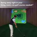 Golf Chipping Game Set  Portable Golf Practice Mat with 28 Balls, 2 Putters, Putting Mat & Carry Bag  Indoor Outdoor Backyard Golf Set for Kids, Dads & Family Fun