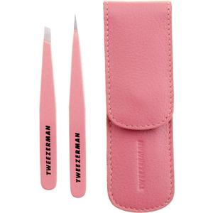 2 x Tweezerman Exclusive Tea Rose Petite Tweezer Set