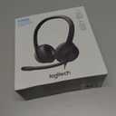 Logitech H390 Wired Headphones with Mic, USB-A Headset with Microphone for PC, Noise Cancelling Microphone for Video Meetings, Music, Gaming - Black