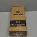 Vekkia 70 - inch Metal Professional Portable Sheet Music Stand  Folding Adjustable Holder, with Carrying Bag, Sturdy for Instrumental & Band Performances, Travel