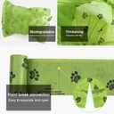 Dog Poop Bags Pet Waste Bag with Dispenser and Leash Clip Green 360 Bags 24 Rolls V24 (1 Count (Pack of 360))