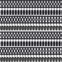 105 Pack Curtain Rod Clip Rings,1" Interior Diameter(Compatible with up to 5/8" Curtain Rod),Metal Drapery Ring with Clips,Strong Decorative Drapery Window Ring with Hooks,Rustproof Vintage(Black)