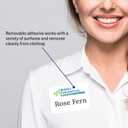 Avery Flexible Printable Name Tags, 2-1/3" x 3-3/8", Matte White, 400 Removable Name Badges for Laser and Inkjet Printers (5395)