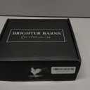 White Shampoo and Conditioner Dispenser Set by Brighter Barns - Shower Dispenser for Bathroom - Refillable Plastic Shampoo Bottle & Stainless Steel Pump - Shampoo Dispenser for Vacation Rental (White)