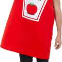 Dress-Up-America Ketchup Bottle Costume - Tomato Ketchup Unisex Dress Up - Kids and Adult Sizes (Adult)