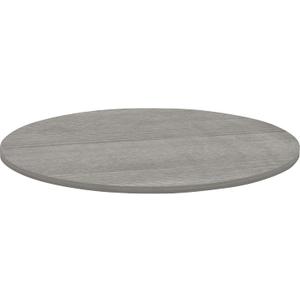 Lorell Weathered Charcoal Round Conference Table