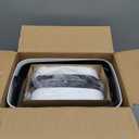 2 Pack 2.7 Gal Bathroom Trash Can with Lid, Automatic Trash Can Small Smart Garbage Can Touchless, Slim Motion Sensor Waterproof Plastic Trash Bins for Bedroom Office Kitchen Toilet (White)