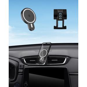PZK Car Phone Mount for Honda CRV CR-V 2017 2018 2019-2020 2021 2022 Accessories 5th Gen CRV Custom Air Vent Phone Holder Magnetic 15W Fast Wireless Charger 360 Rotation Automobile Cradles