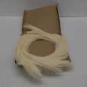 Faux Pampas Grass Wreath - 23" Fluffy Artificial Reed Wreath Boho Decor for Home, Office and Boho Party Decorations,Beige