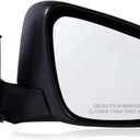 Passenger Side Mirror Compatible with 2014-2019 Toyota Corolla 5PINS with Power Glass Heated Manual Folding Black Right Side View Mirrors Replace TO1321294