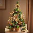 30PCS 2" Christmas Ball Ornaments Shatterproof Green Christmas Tree Decorations Xmas Tree Balls Halloween Ornaments Dcor