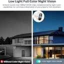 Security Cameras Wireless Outdoor 1080P, 120 View, Battery Powered, 2.4GHz Wi-Fi Cameras for Home Security, AI Motion Detection, Color Night Vision, Cloud Storage (Sold Separately)