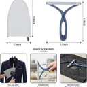 Garment Steamer Stand for Clothes - Garment Hanger for Steaming, Steam Rack for Clothes, Steam Iron with Stand, Including Ironing Gloves, Clothes Rac, Hair Remover