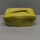 EACHY Travel Makeup Bag, Large Capacity Cosmetic Bag for Women, Waterproof PU Leather, Flat Open Portable Toiletry Bag for Skincare, Brushes & Travel Essentials (Medium)