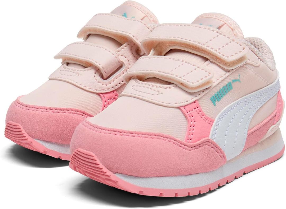 PUMA Unisex-Child St Runner V2 Nl V Ps (9 Toddler, Peony-puma White)