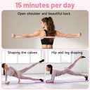 Resistance Bands, Figure 8 Resistance Band for Women Men 25 lbs 8 Shaped Resistance Rubber Band, Soft Silicone Material, Perfect for Arms, Back, Shoulder Stretch