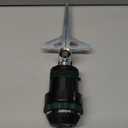 Orbit H2O-Six Gear-Drive Sprinkler on Metal T-Spike - Customizable Lawn Watering Coverage - Multi-Pattern Rotating Head with Adjustable Spray Range - Durable Outdoor Yard Irrigation Sprinkler - 58573