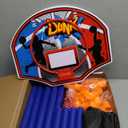 JOYIN Arcade Basketball Game Set with 4 Balls and Hoop for Kids 3 to 12 Years Old Indoor Outdoor Sport Play - Easy Set Up - Air Pump Included - Ideal for Competition