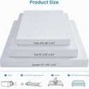 4.5 Inch Full Size Sofa Bed Mattress Replacement 73"x52"x4.5", Gel Memory Foam Replacement Mattress for Sleeper Sofa, Removable Washable Cover for RV Camper Couches Futon Daybed (Sofa Not Included)