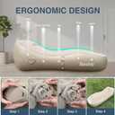 Bestrip Auto Inflatable Couch Lounger, Air Mattress Sofa Bed with Rechargeable Air Pump