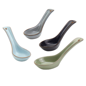 Tabletops Infuse Multicolored Soup Spoon Set, 4 Pcs.