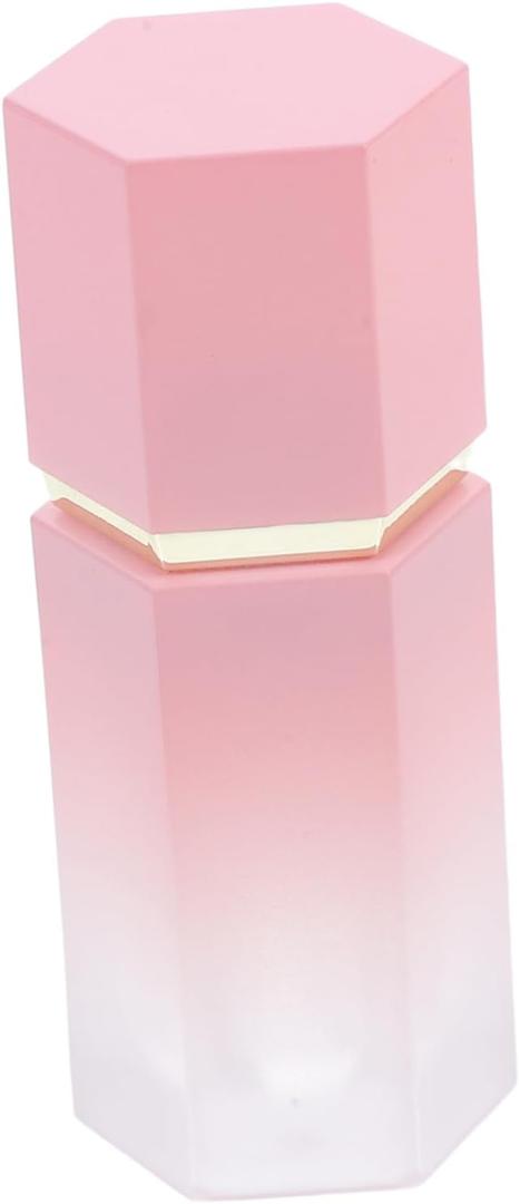 Didiseaon 6pcs Hexagonal Lip Gloss Tubes Gradient Refillable Lip Oil Containers Empty Makeup Bottles for Glaze Blush Eyeshadow and Concealer Portable Cosmetic Storage