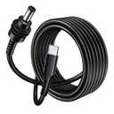 for Starlink Mini Cable 10FT, Replacement Starlink Mini USB C to DC Power Cable Cord 100W Input + PD Source, | Weatherproof & Waterproof & Durable | USB Type C to DC Cable for Outdoor (10 Feet)