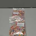 2 x AmlkHxuan 1000pcs Round Letter Beads Colorful Gold Acrylic Alphabet 4x7mm for Bracelets Necklace Jewelry Making Supplies (Gold Colored)