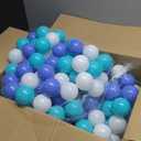 200/500/1000/2000 Count Plastic Soft Plastic Ball Pit Balls Colorful Play Pit Balls for Pet Dogs Ball Pit 2.2" Large Phthalate Free Bpa Free Balls for Toddlers 1-3 Baby Kids (blue-NO.1)