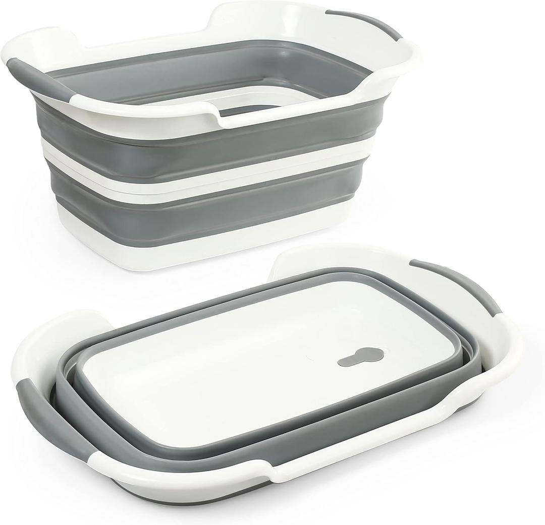 Smoochie Collapsible Dog Bathtub, Dog Tubs for Bathing, Portable Tub, Dog Wash Tub, Pet Tub and Dog Bath Tub for Dog/Cat/Pet and Puppy Bath Tub, Dog Tub for Pets and Cats (Gray)