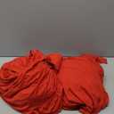 Table Skirts for Rectangle Tables 6ft - 2 Pack One-Piece Red Tablecloths and Skirt, Wrinkle Resistant Ruffles Elastic Cover for Banquets, Weddings, Events, Parties