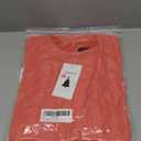 ZESICA Women's Spring Long Sleeve Chiffon Dress Casual Crew Neck Pleated A Line Flowy Midi Dresses with Belt, Watermelon, S