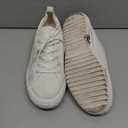 Michael Kors Womens Grove Knit Lace Up, 7.5, Optical White