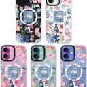 for iPhone 16 Case, Coastal Floral Collage Pattern, Cute Soft Slim TPU Compatible with MagSafe, Military-Grade Drop Protection & Camera Protection for Women Girls (SunflowerCut)