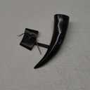 Viking Drinking Horn Mugs 10oz | Handmade Real Horn 9"-12" Cups for Ale Beer Chalice Norse Tankard THOR LOTR Vikings Style Gift for Men - Birthday Christmas Anniversary (Drinking Horn)