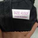 Minimizer Bras for Women, Smoothing Underwire Seamless Bra, Full Coverage Shaping Lingerie for Fuller Busts (Black), Size 40/90F