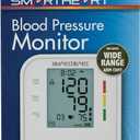 SmartHeart Blood Pressure Monitor | Wide Range Arm Cuff | 2-Person Memory | 198 Total Reading Storage | Excessive Movement Indicator | Easy to Use Automatic Inflation and Deflation