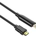 USB 3.0 to HDMI Adapter Cable 4.9FT, 1080P 60Hz USB-A to HDMI Full HD for Monitor, PC, Laptop, TV, Projector Compatible with Windows 7/8/8.1/10/11/XP/Mac OS - Requires Driver Installation