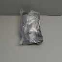 2 Pcs Faux Fur Knit Beanie Winter Satin Lined Beanie Hat Warm Cuffed Plain Hat with Lining for Men Women (Black and Grey)